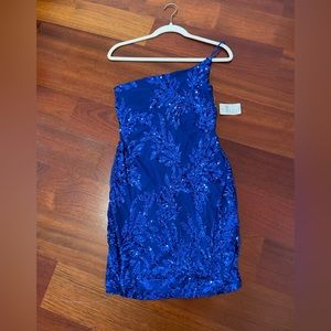 Windsor Hoco Dress 1 shoulder